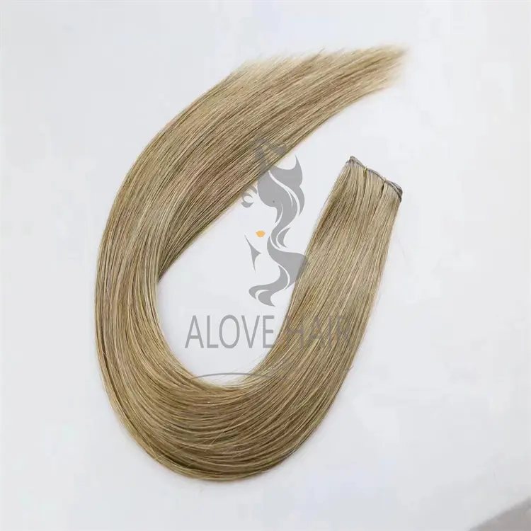 Best quality 100% cuticle intact 12A Grade Russian Hair Micro Wefts Hair Extensions