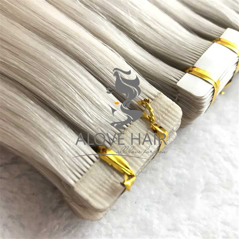 100 human hair tape in extensions wholesaler in China