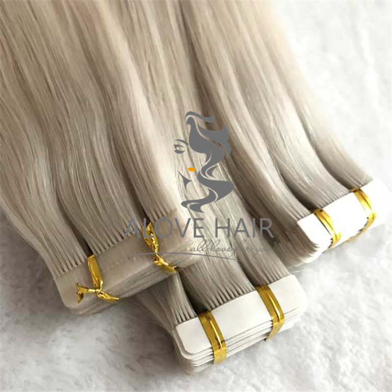 100 human hair tape in extensions wholesaler in China