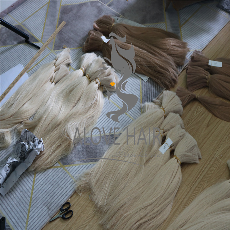 Best cuticle intact hair for hand tied weft hair extensions