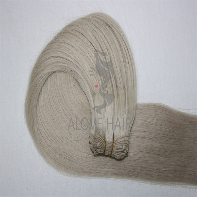 Best cuticle intact virgin hair hand-tied extensions for thin hair