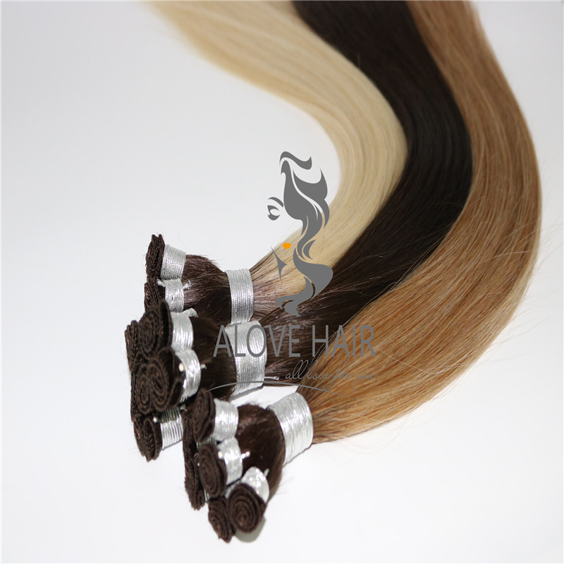 Best quality hand tied hair extensions 