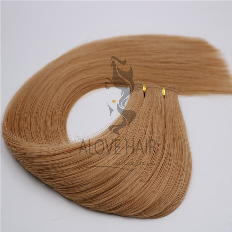 Best quality hand tied wefts for USA hair salon and wholesaler