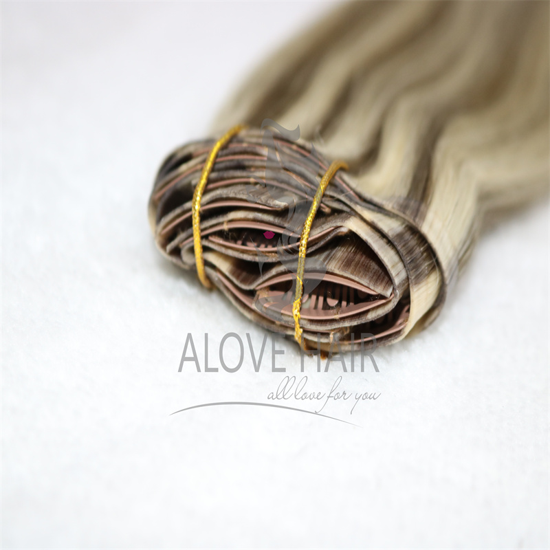 Best quality lace clip in hair extensions