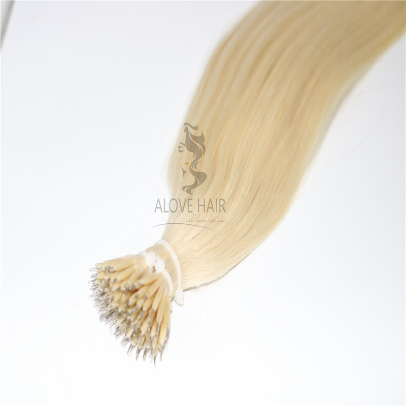 China blonde nano tip hair extensions manufacturer