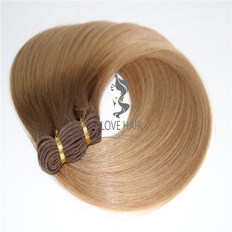 China machine weft hair extensions manufacturer