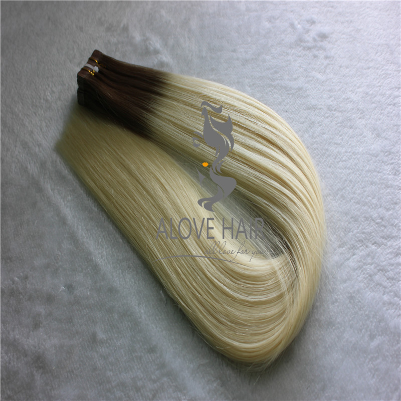China professional ombre tape in hair extensions manufacturer