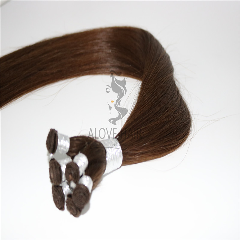 Cuticle intact hand tied wefts extensions vendor los angeles