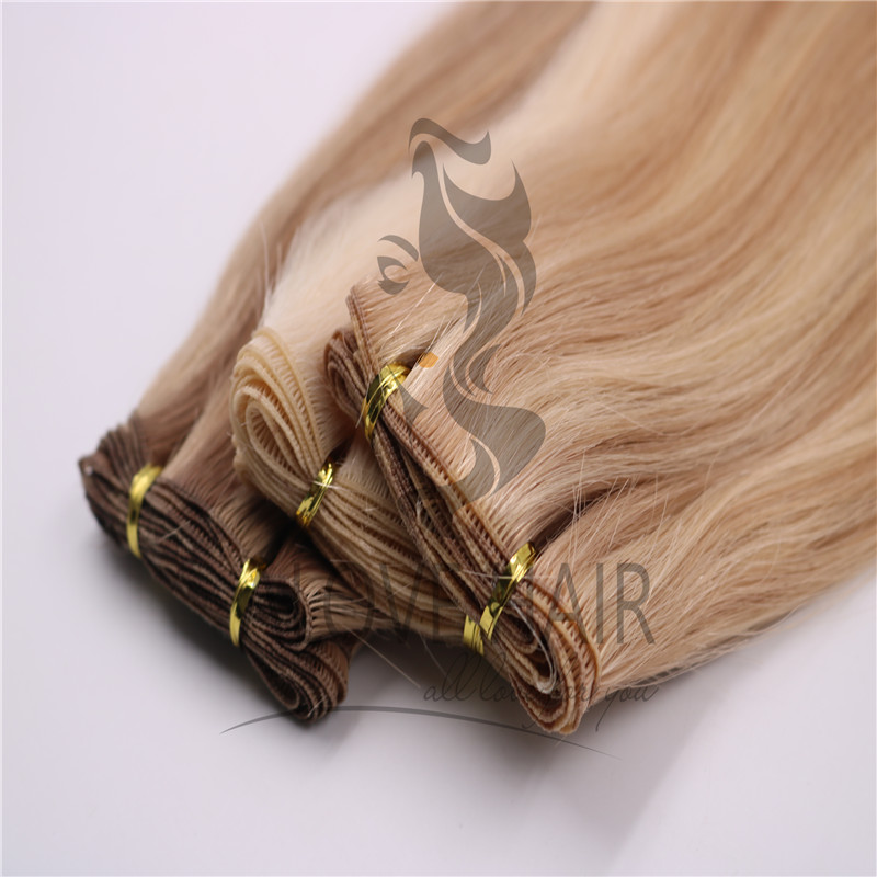 Double Drawn European hair hand tied extesnions New South Wales