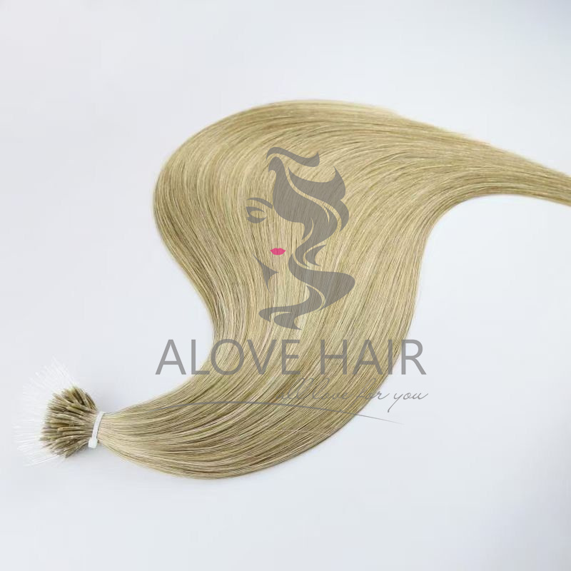 Double drawn plastic nano coating hair extensions