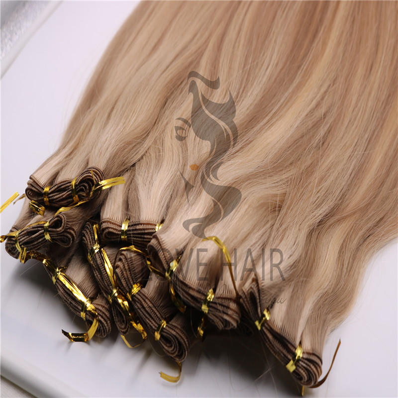 Full cuticle hand tied hair extensions specialist