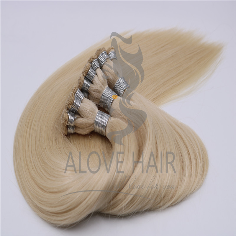 Full cuticle remy blonde hand tied wefts San Diego
