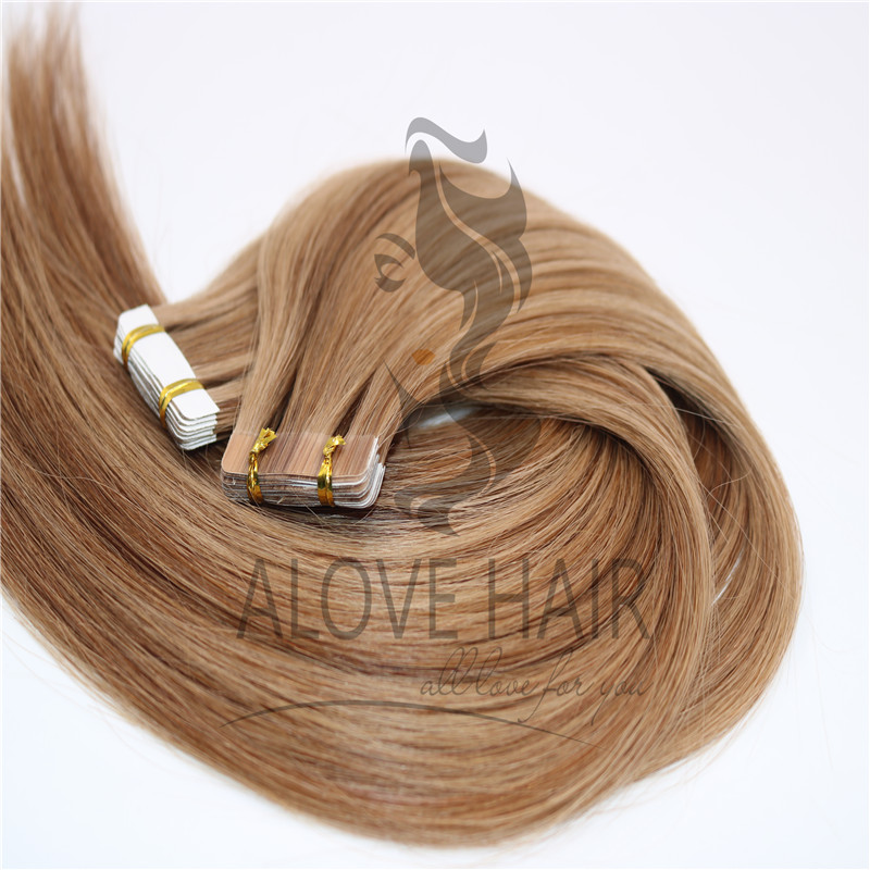 Great length different color tape in hair extensions for thin hair ...