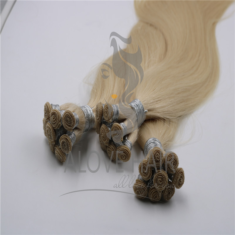 Hand tied extensions blonde specialist utah