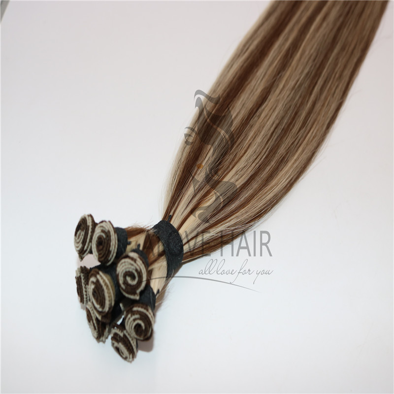 Hand tied hair wefts washington