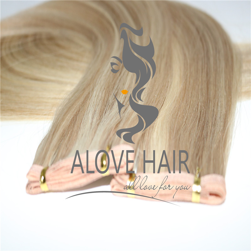 High quality flat weft hair extensions manufacturer in China 