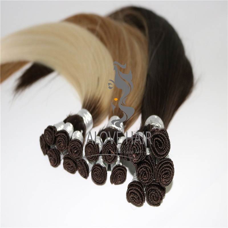 High quality hand tied human hair wefts manufacturer