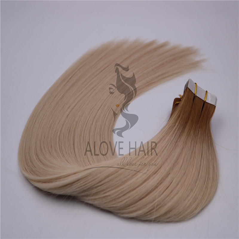 New arrival high quality best ombre color tape in hair extensions 2021 