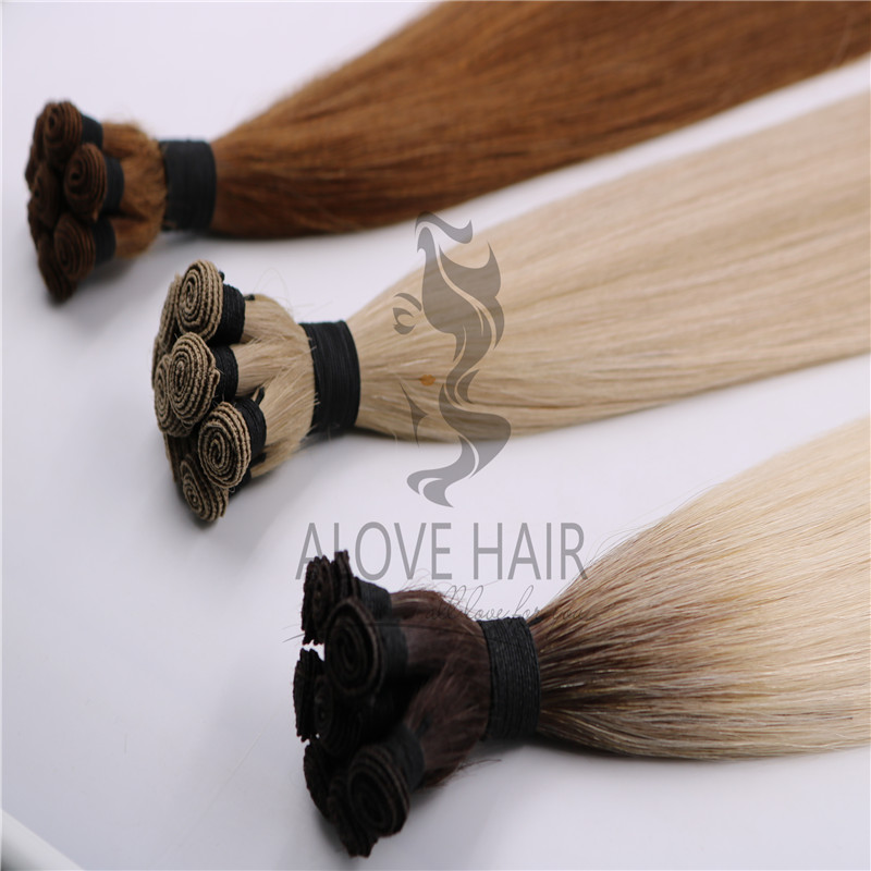 New arrival virgin hair hand tied extensions 2021