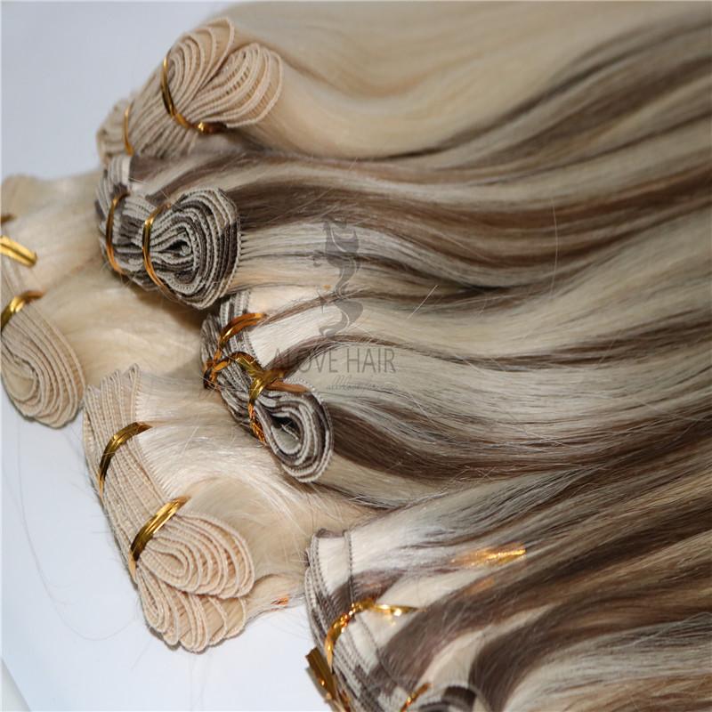 Russian Mongolian beaded weft extensions