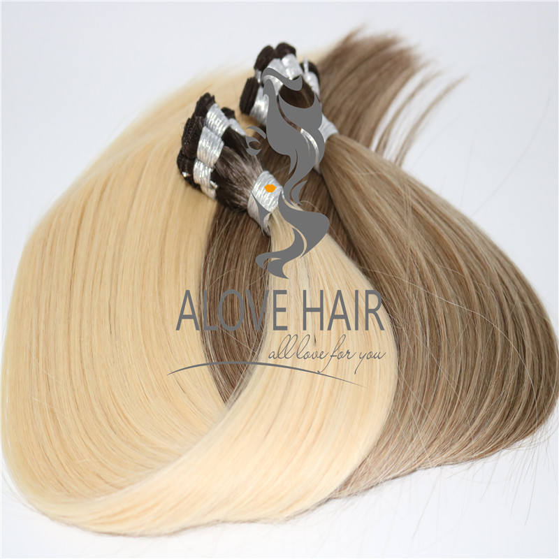Wholesale best hand tied wefts extesnions