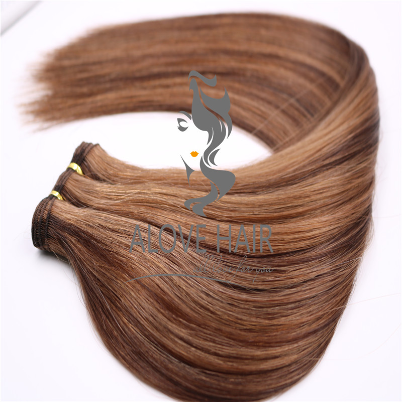 Wholesale hand tied weft extensions for hand tied education