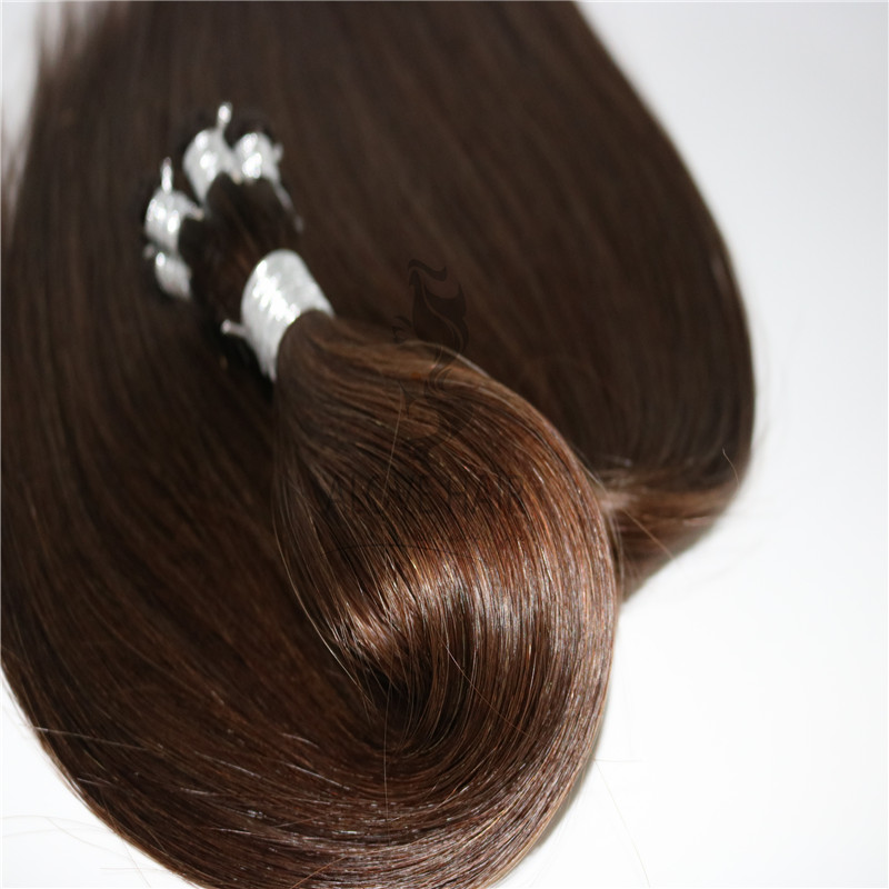 Wholesale 18 inch cuticle intact remy hand tied extensions 