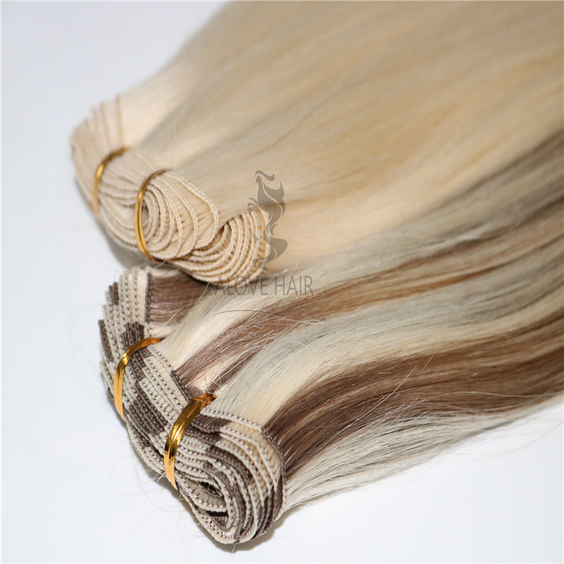 Russian Mongolian beaded weft extensions