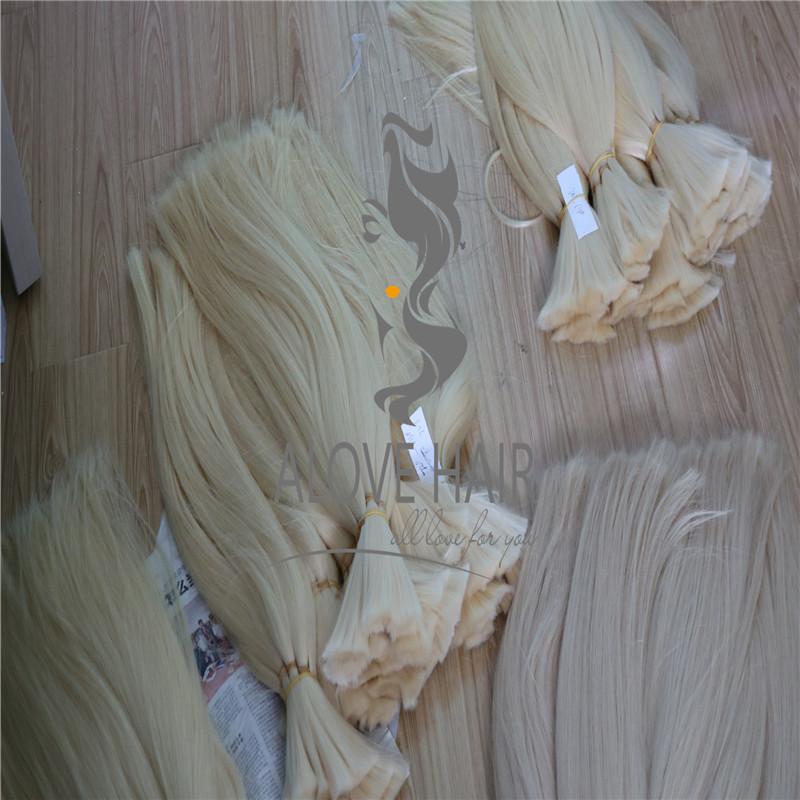 Best cuticle intact hair for hand tied weft hair extensions