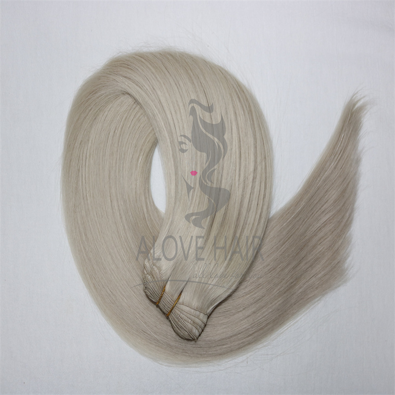 Best cuticle intact virgin hair hand-tied extensions for thin hair 