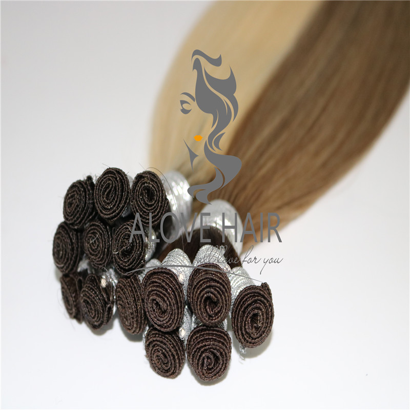 Wholesale best hand tied wefts extesnions