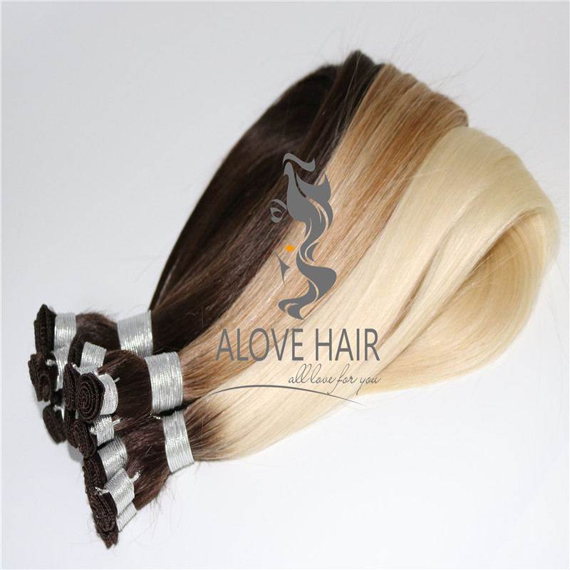 Best quality hand tied hair extensions 