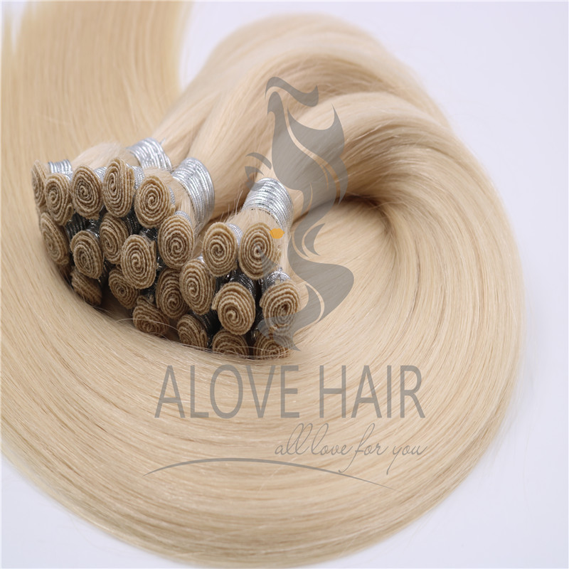 Full cuticle remy blonde hand tied wefts San Diego