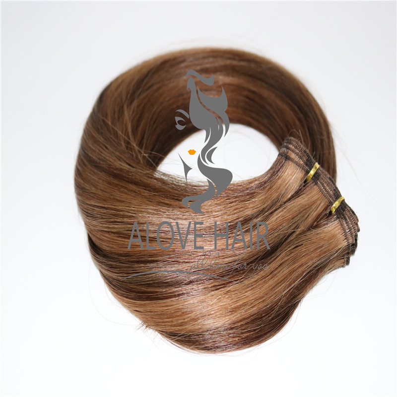 Wholesale hand tied weft extensions for hand tied education