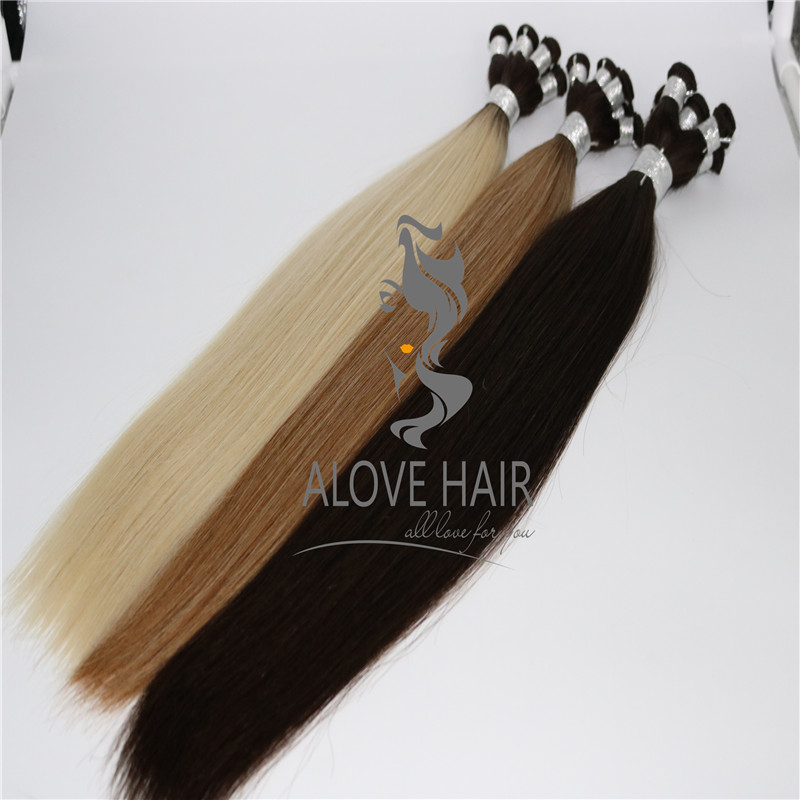 High quality hand tied human hair wefts manufacturer