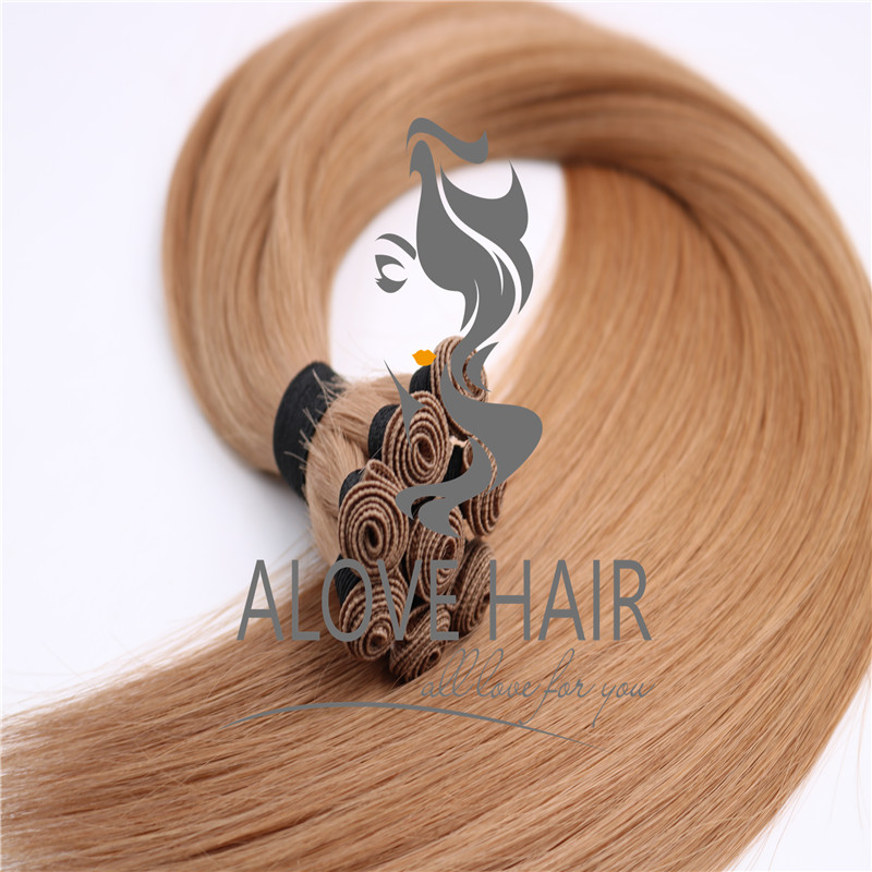 High quality cuticle intact hand tied extensions vendor in China 