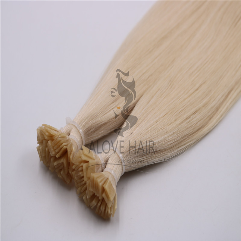 Double Drawn flat tip hair extensions uk