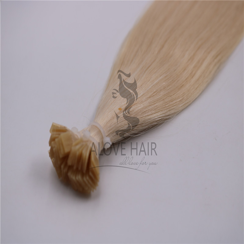 Double Drawn flat tip hair extensions uk