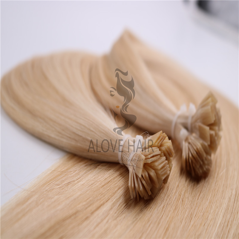 Best quality mix color flat tip hair extensions vendor 