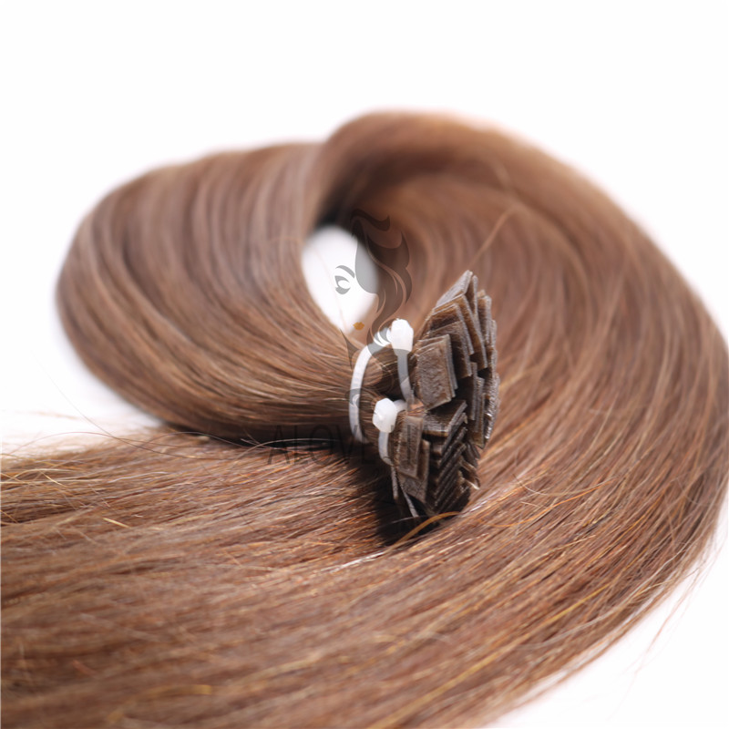 Best flat tip keratin human hair extensions 