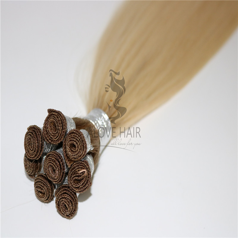 Ombre hand tied hair extensions wholesaler in China 