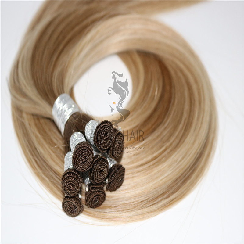 Wholesale different hand tied extension colors hand tied wefts