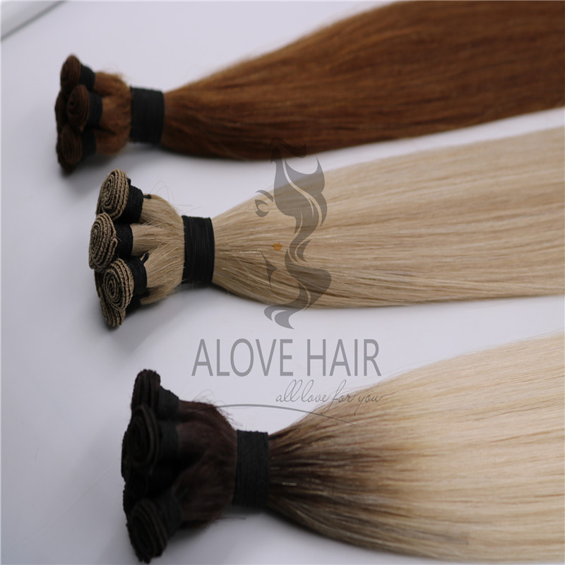 New arrival virgin hair hand tied extensions 2021