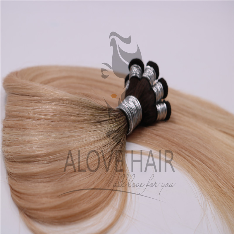 Russian Mongolian hand tied extension for hand tied extensions makeup