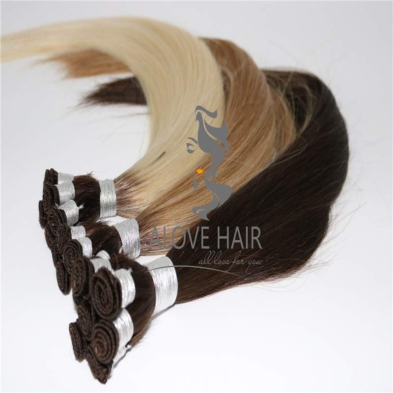 Best quality hand tied hair extensions 