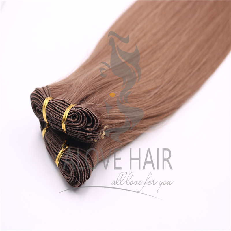 High quality hand tied hair extensions 