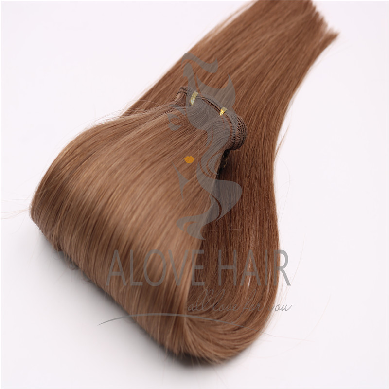 High quality hand tied hair extensions 