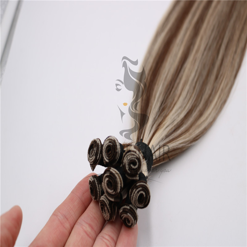 Hand tied hair wefts washington