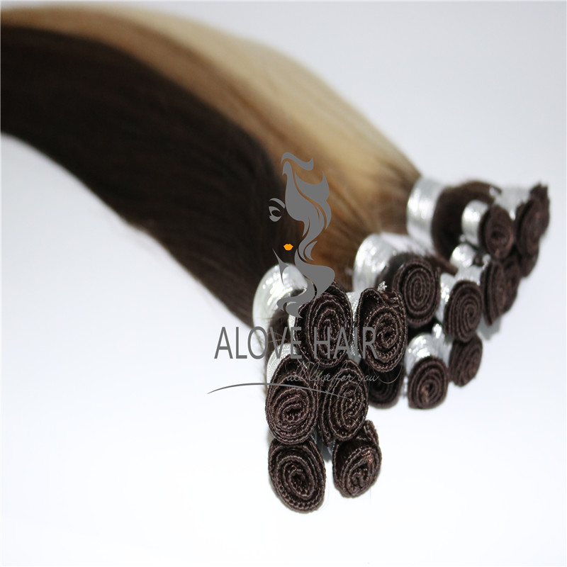 High quality hand tied human hair wefts manufacturer