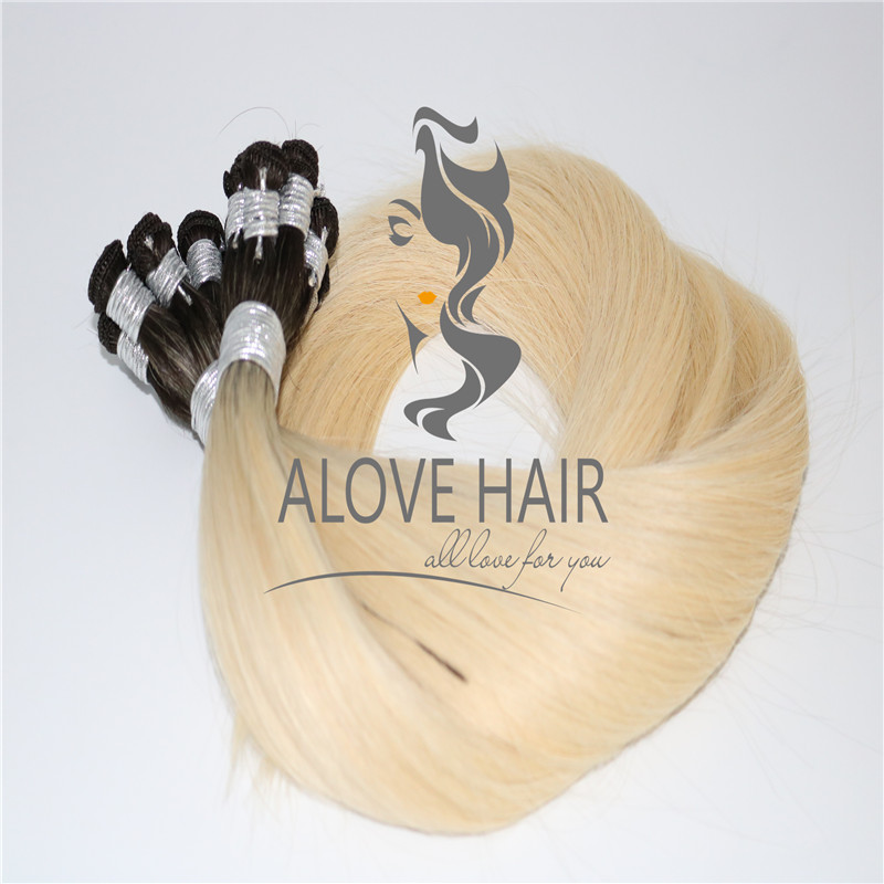 Best cuticle intact hair for hand tied weft hair extensions